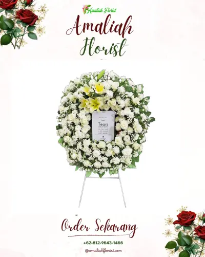 Krans Bunga Duka Cita di Kedung Dalem